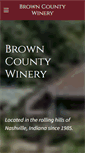 Mobile Screenshot of browncountywinery.com